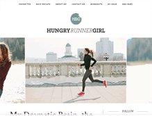 Tablet Screenshot of hungryrunnergirl.com